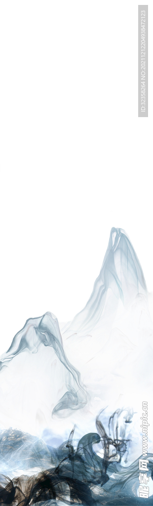 抽象山水意境装饰画