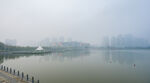 扬州明月湖雾景