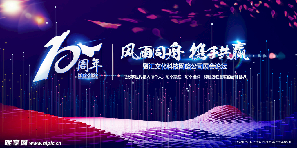 10周年 风雨同舟 携手共赢