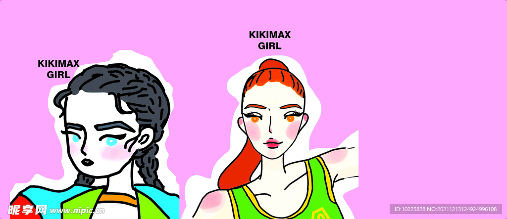 卡通女孩