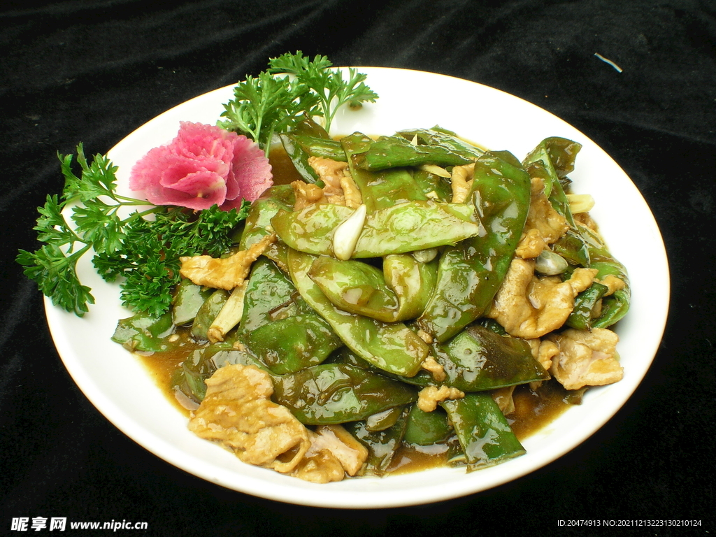 焖豆角