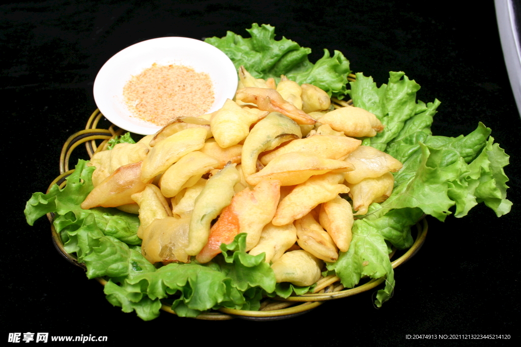 煎炸食蔬