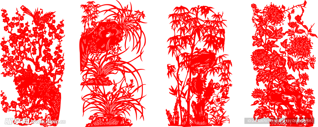 梅兰竹菊