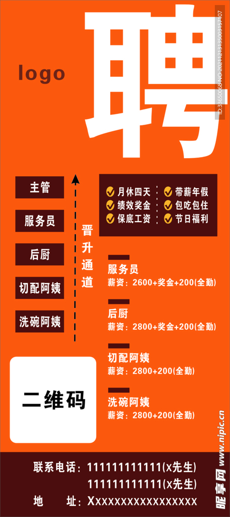 招聘展架