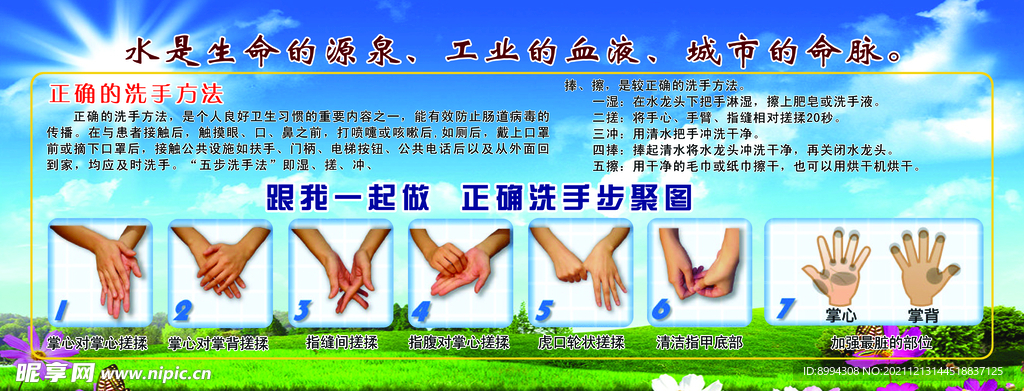 七步洗手法