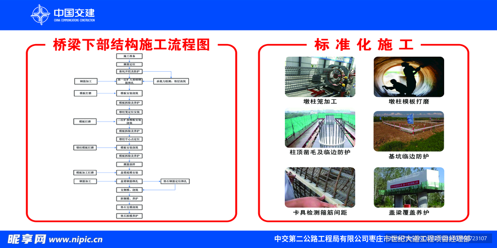 桥梁施工流程图