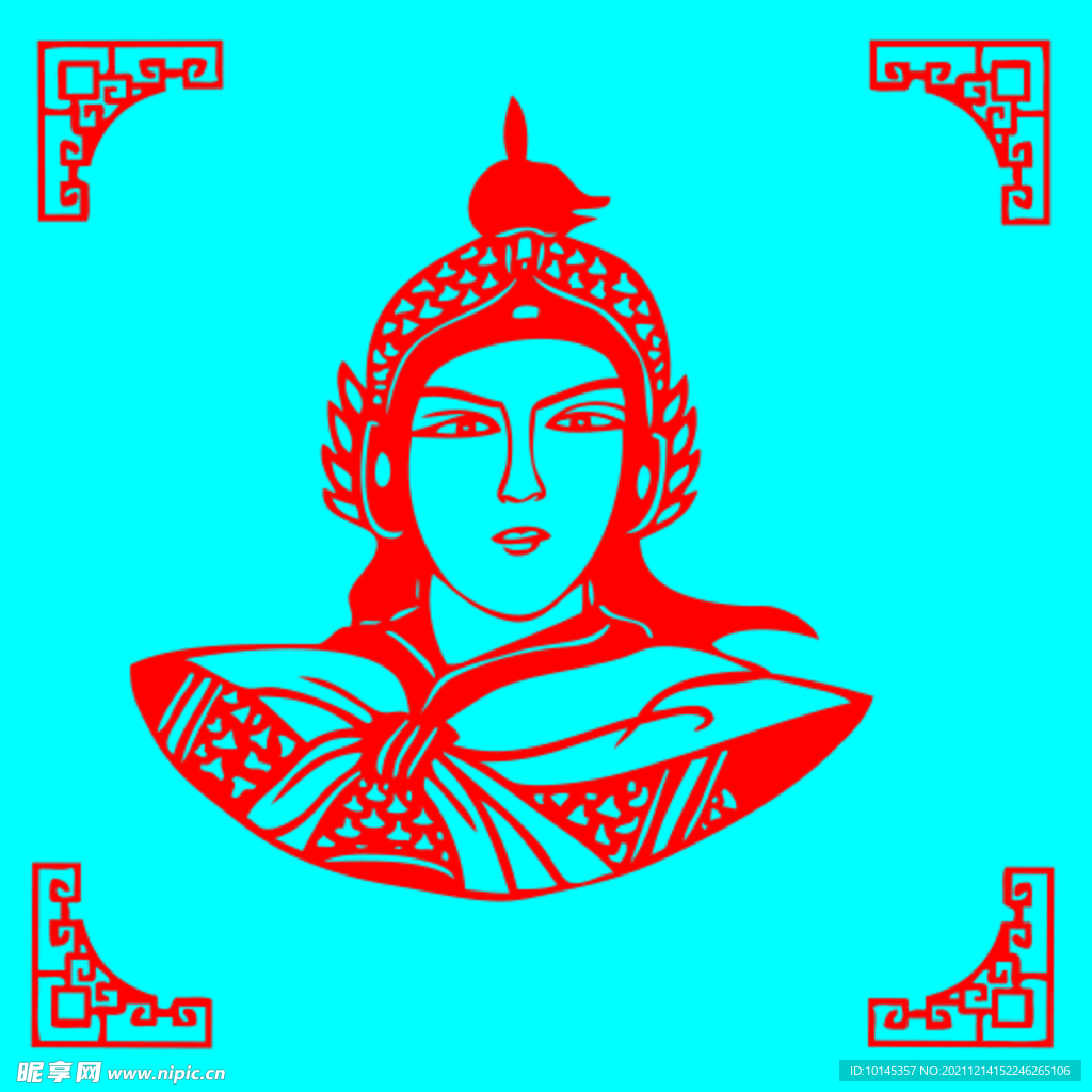 木兰剪纸