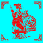 仕女剪纸
