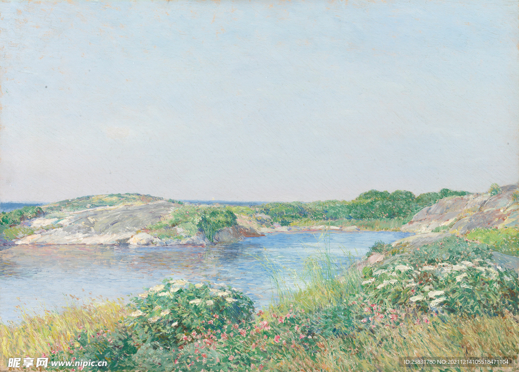世界名画  苹果园