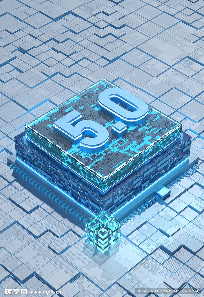 C4D芯片模型