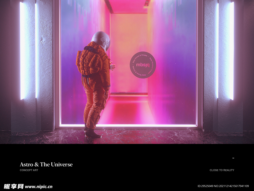 C4D 宇航员