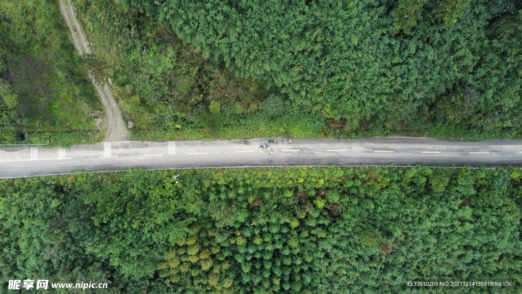 航拍道路