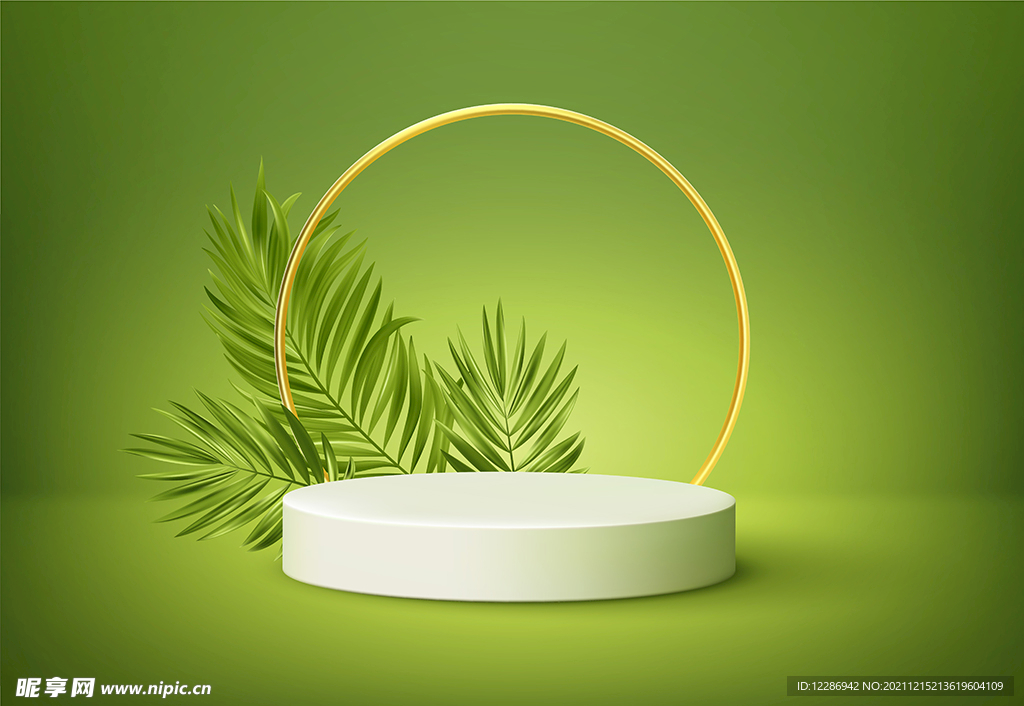 c4d电商产品展台背景