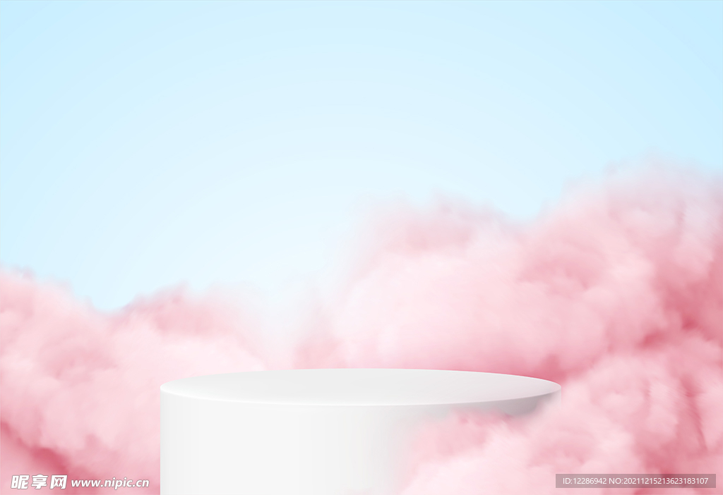  c4d电商产品展台背景