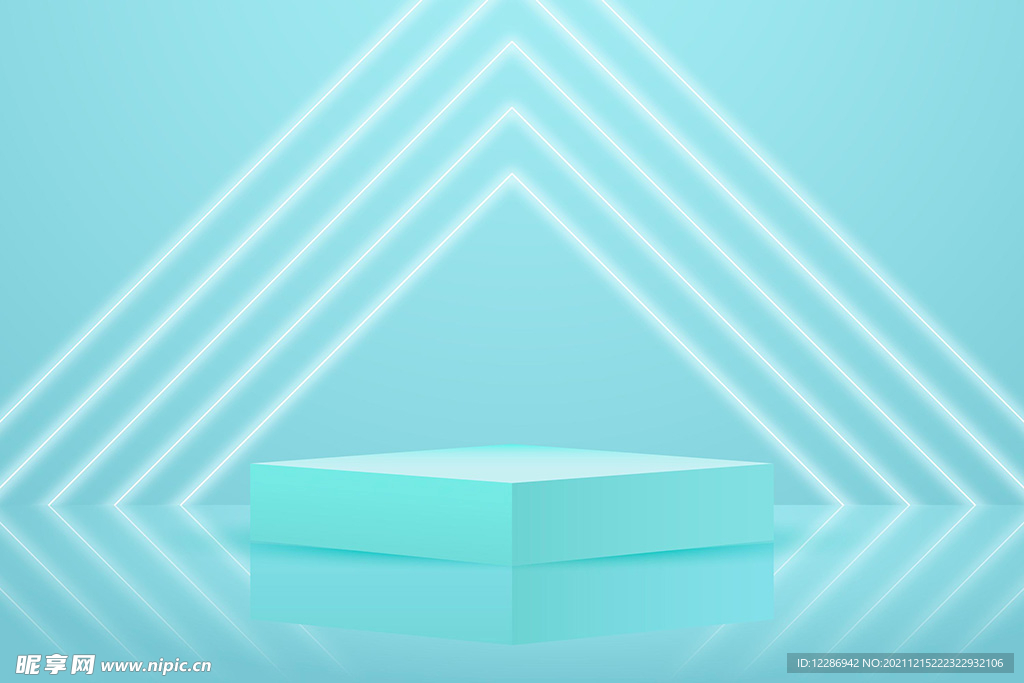 c4d电商产品展台背景