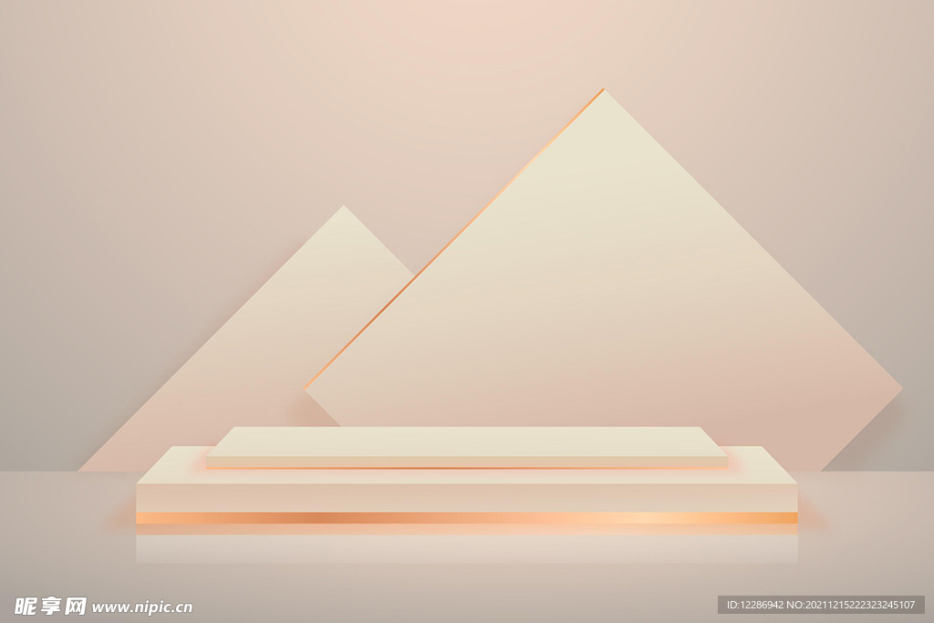 c4d电商产品展台背景