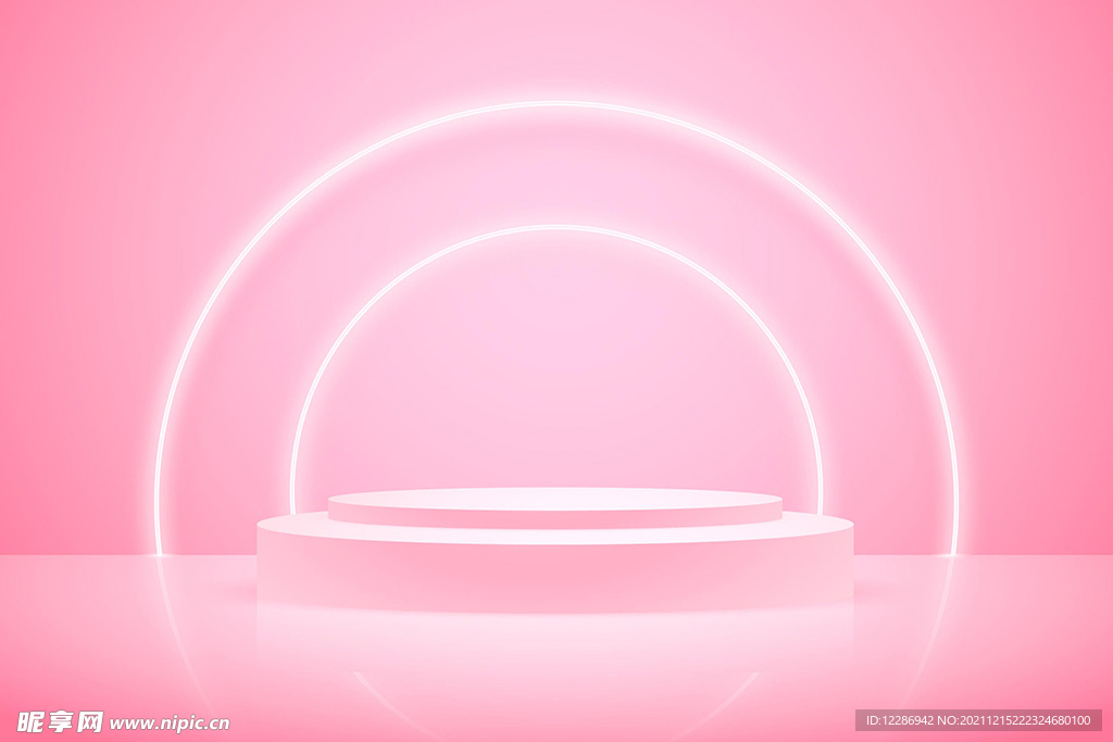 c4d电商产品展台背景