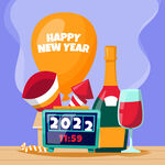 2022新年背景 