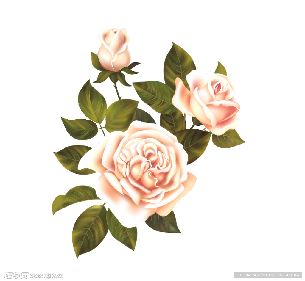 手绘花