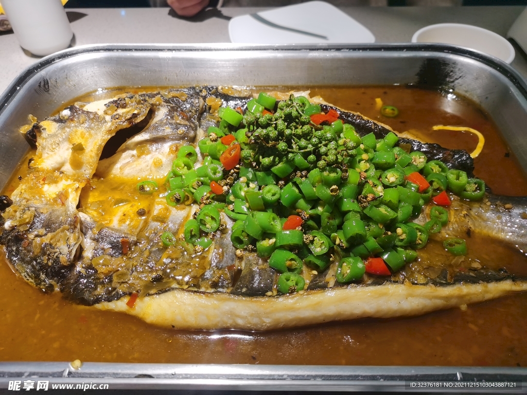 青花椒 烤鱼 美食 