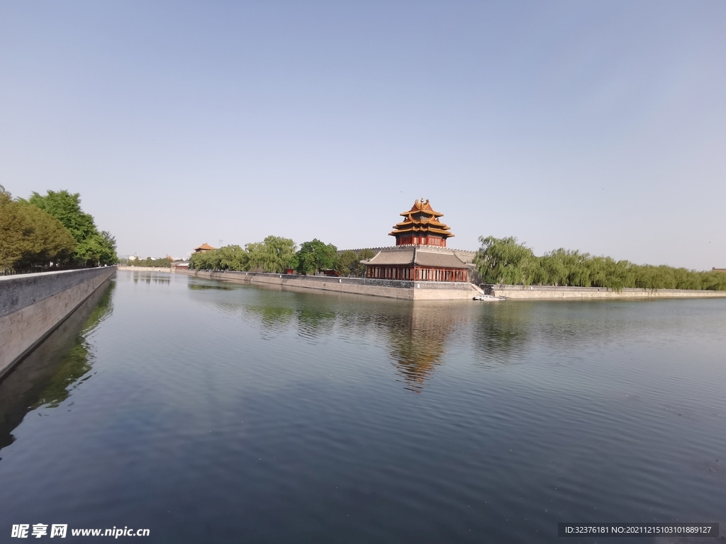 护城河 风景 河道 
