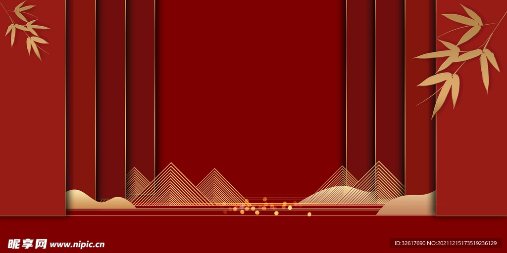 红色背景