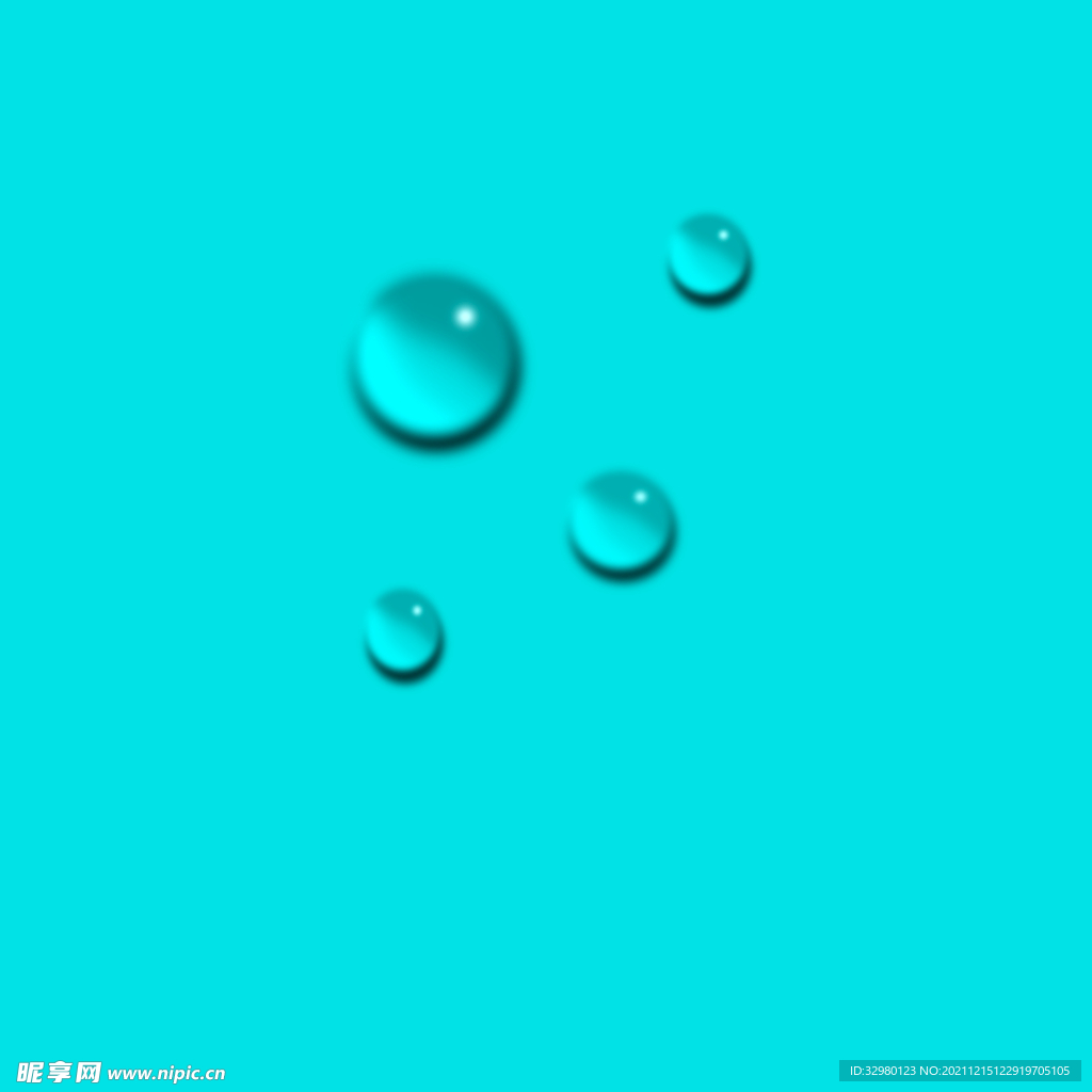 水滴素材.psd