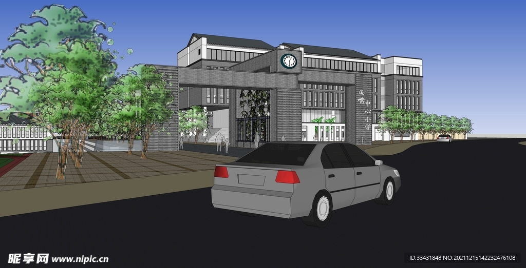 学校草场建筑