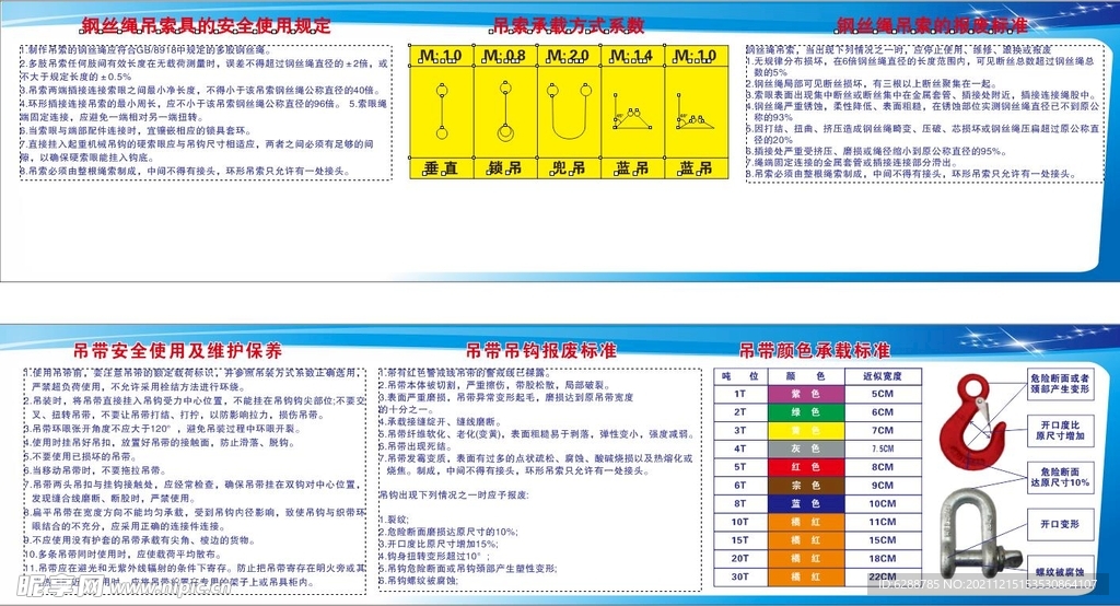 吊索具及吊带使用规范