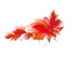 红色矢量图花纹