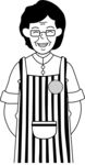 围裙老太太