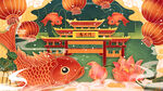 水墨壁画