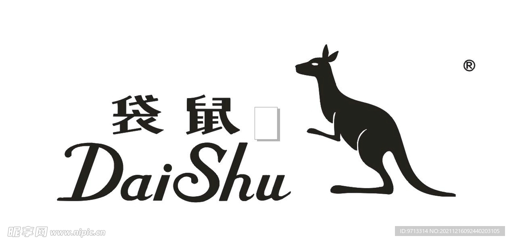 袋鼠 标志 LOGO 