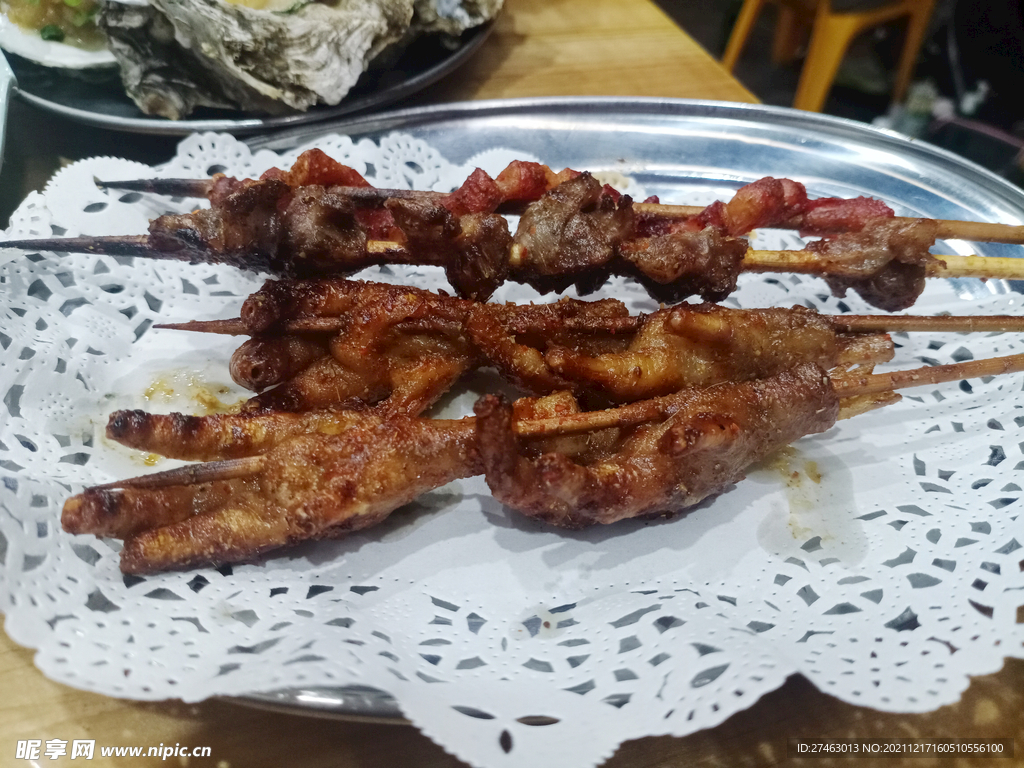 烤鸡爪 鸡脚
