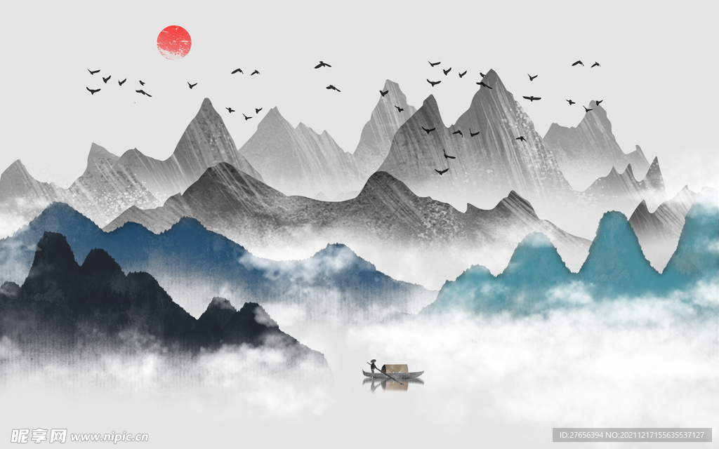 山水画 
