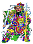 门神画 
