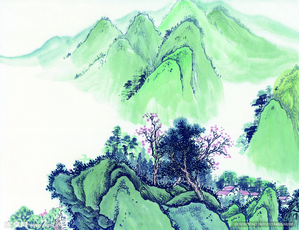 山水画 