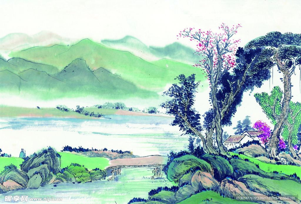 山水画 