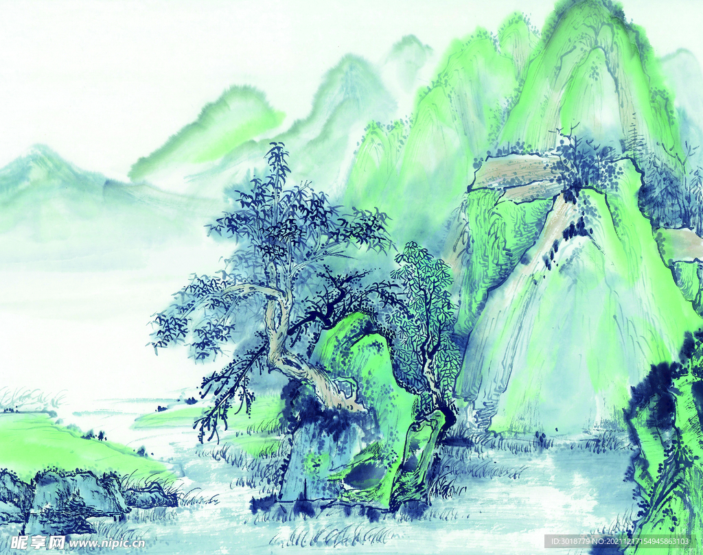 山水画