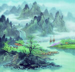 山水画 
