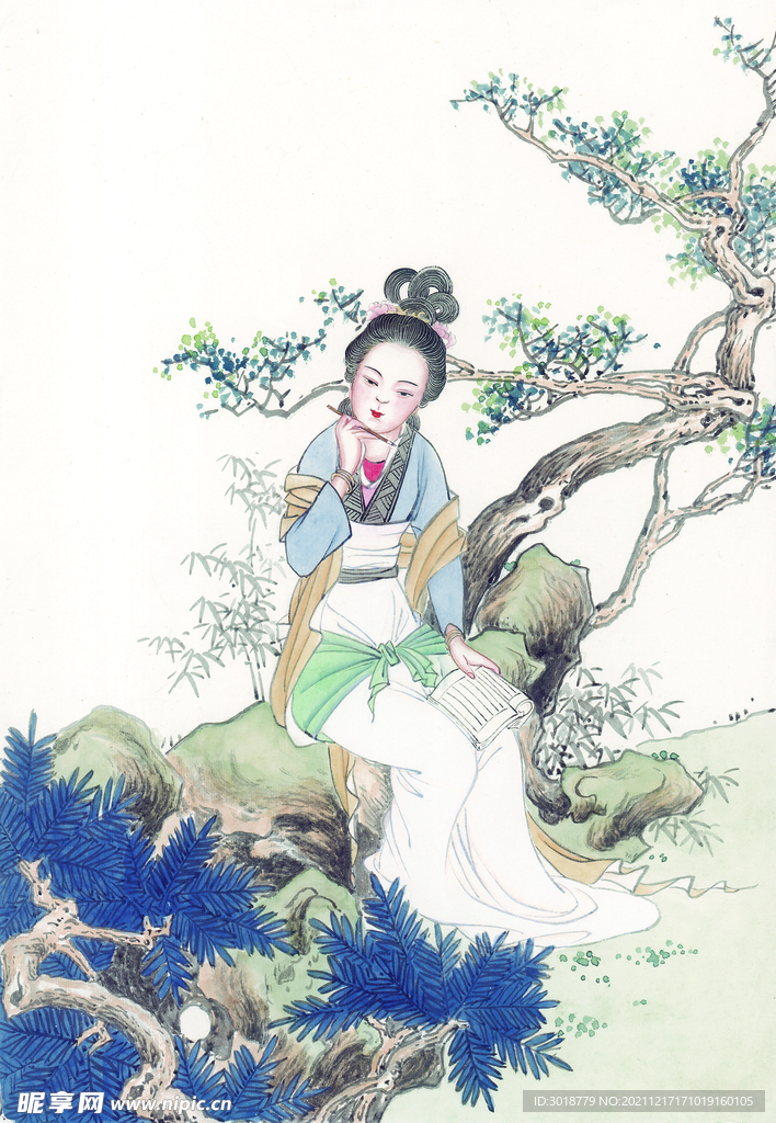 仕女图 