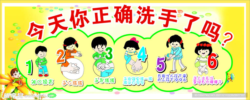 你今天正确洗手了吗