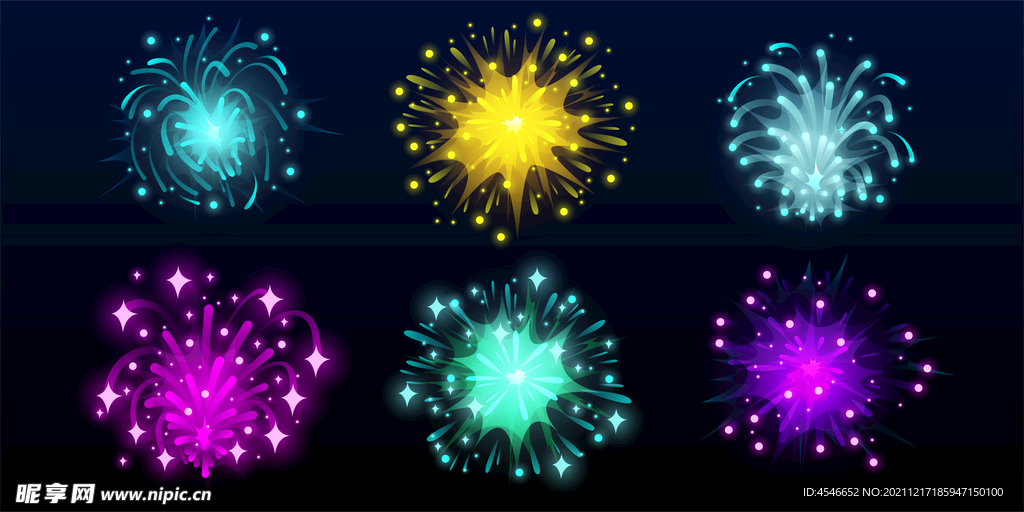 矢量烟花爆竹