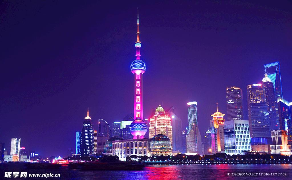 城市夜景图