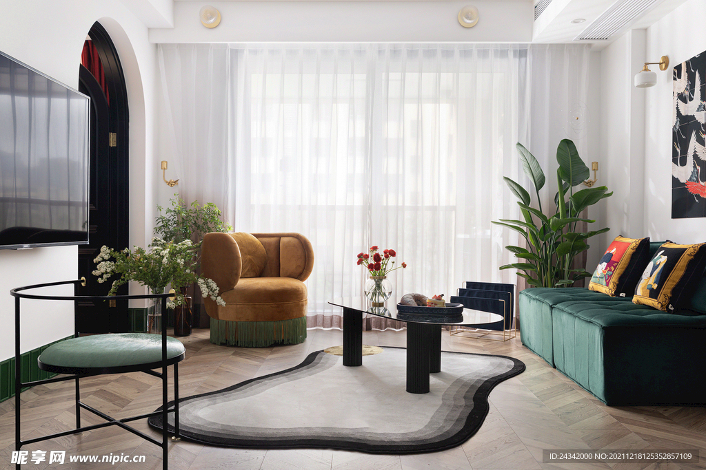 混搭风格家装实景图