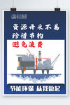 油田开采海报