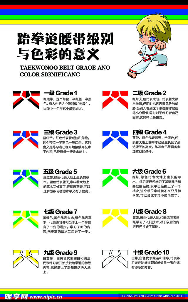 跆拳道级别