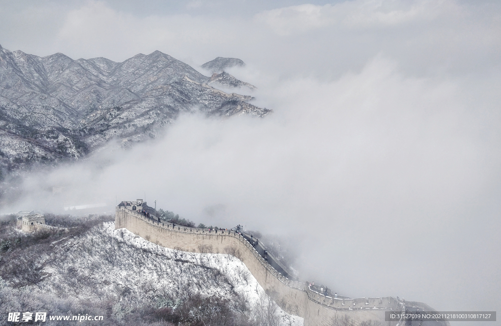 雪后长城