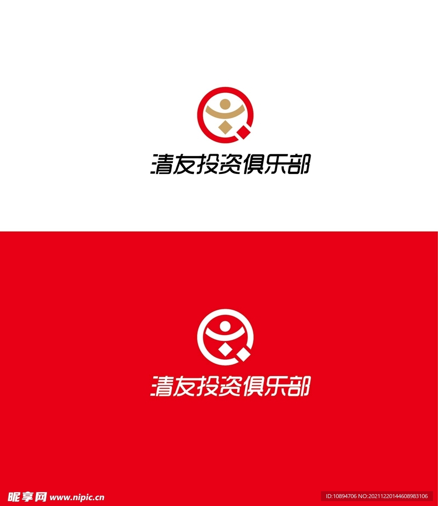 投资俱乐部标识设计
