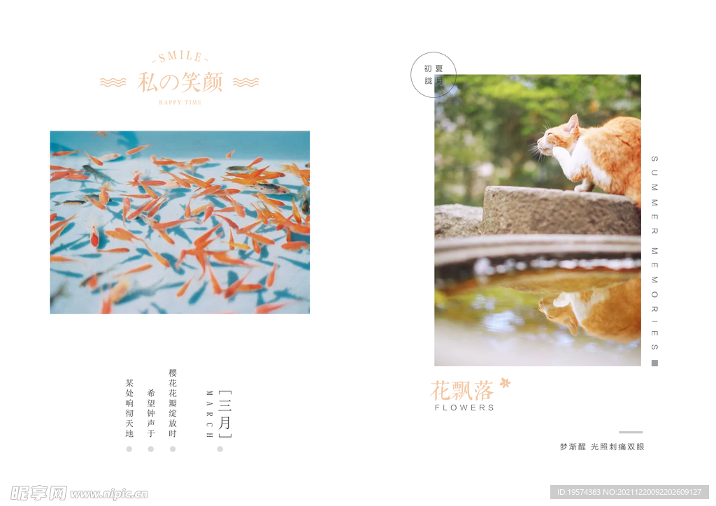 夏的记忆日系写真画册相册